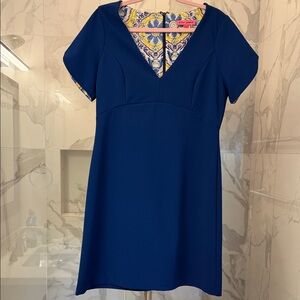 Betsey Johnson Royal Blue Dress, S -10, Perfect condition, zipper back.